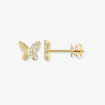 Butterfly Piercing 14k Yellow Gold