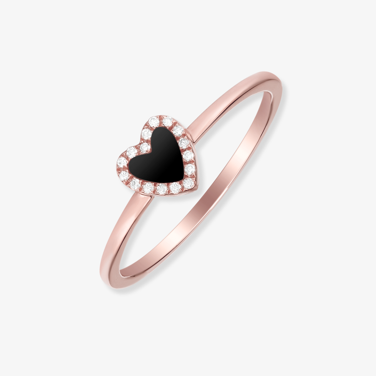 Gemstone Heart Diamond Ring