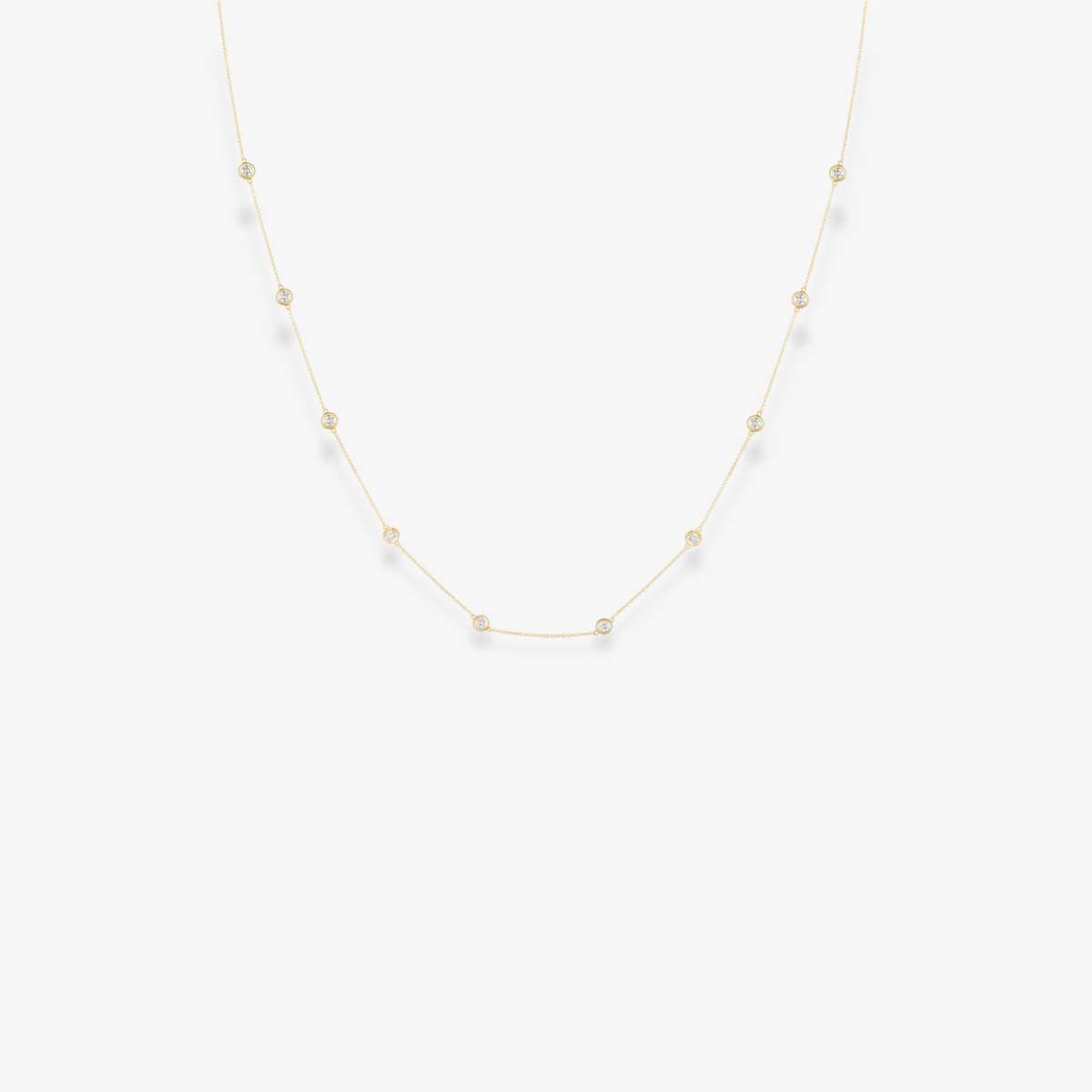 Diamond By The Yard Necklace