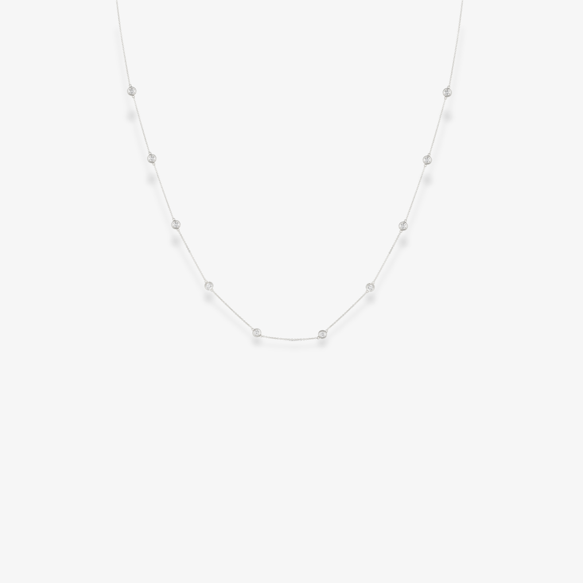 Diamond By The Yard Necklace
