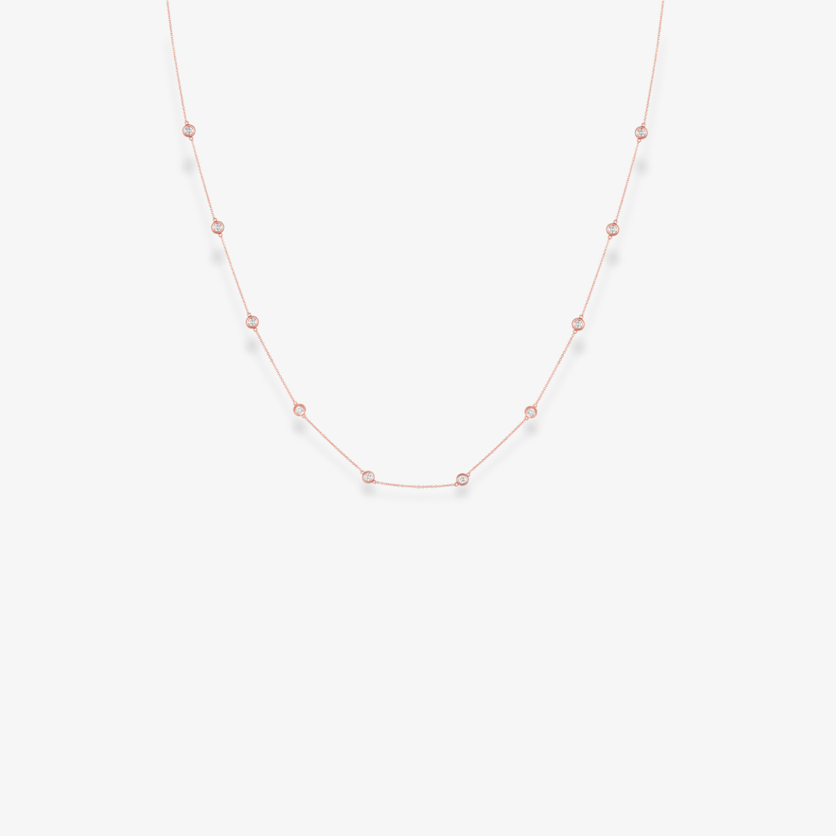 Diamond By The Yard Necklace