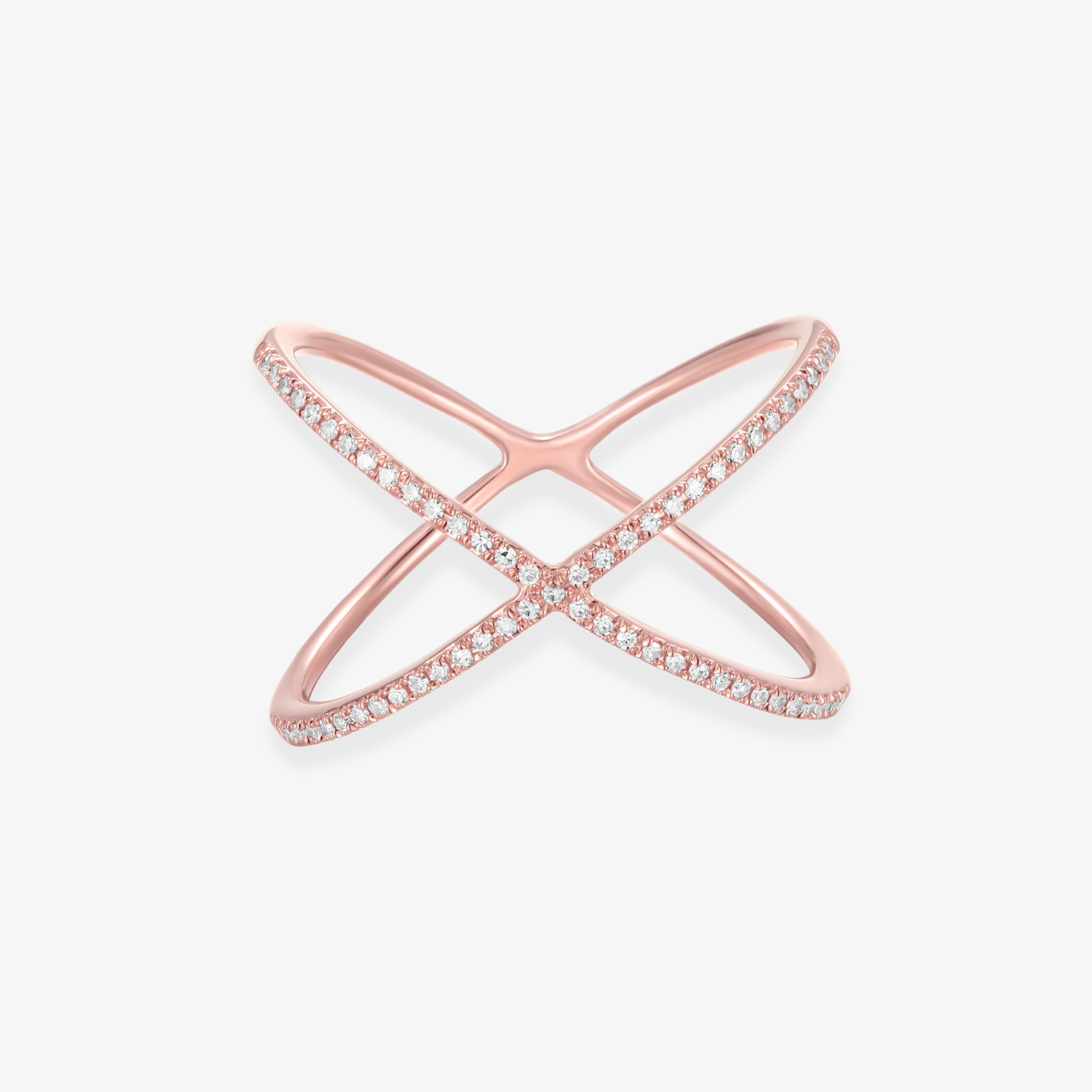 Large Diamond Cross Ring
