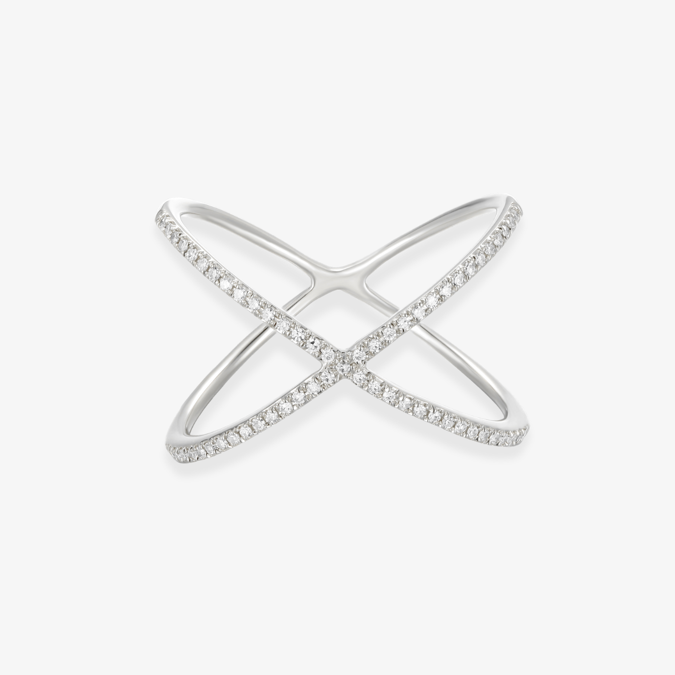 Large Diamond Cross Ring