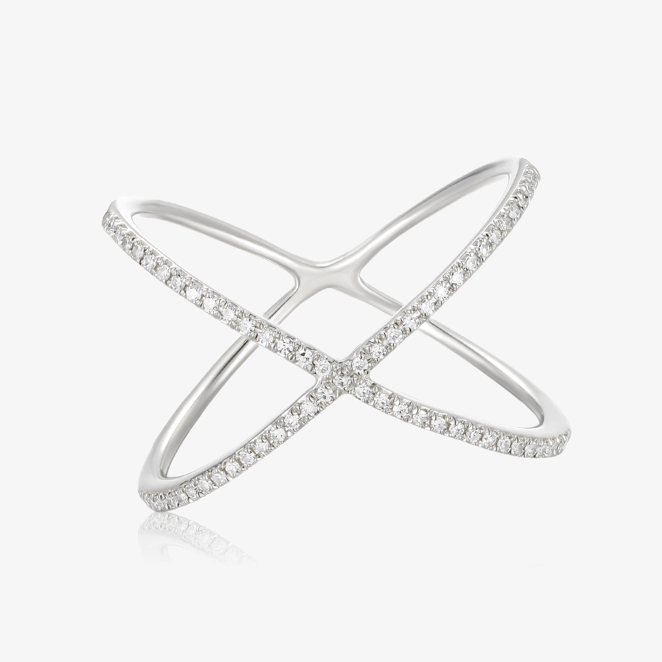 Large Diamond Cross Ring