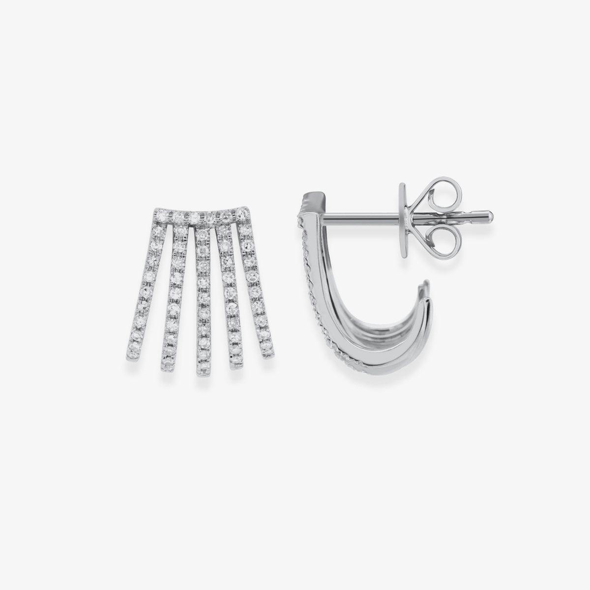 Pendientes de cinco garras