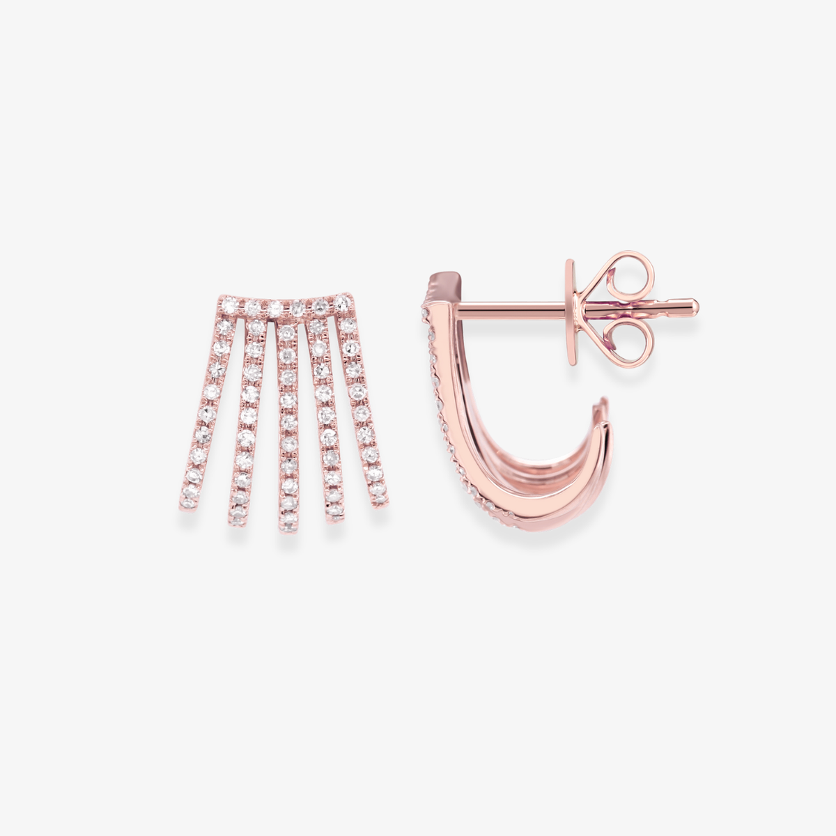 Pendientes de cinco garras