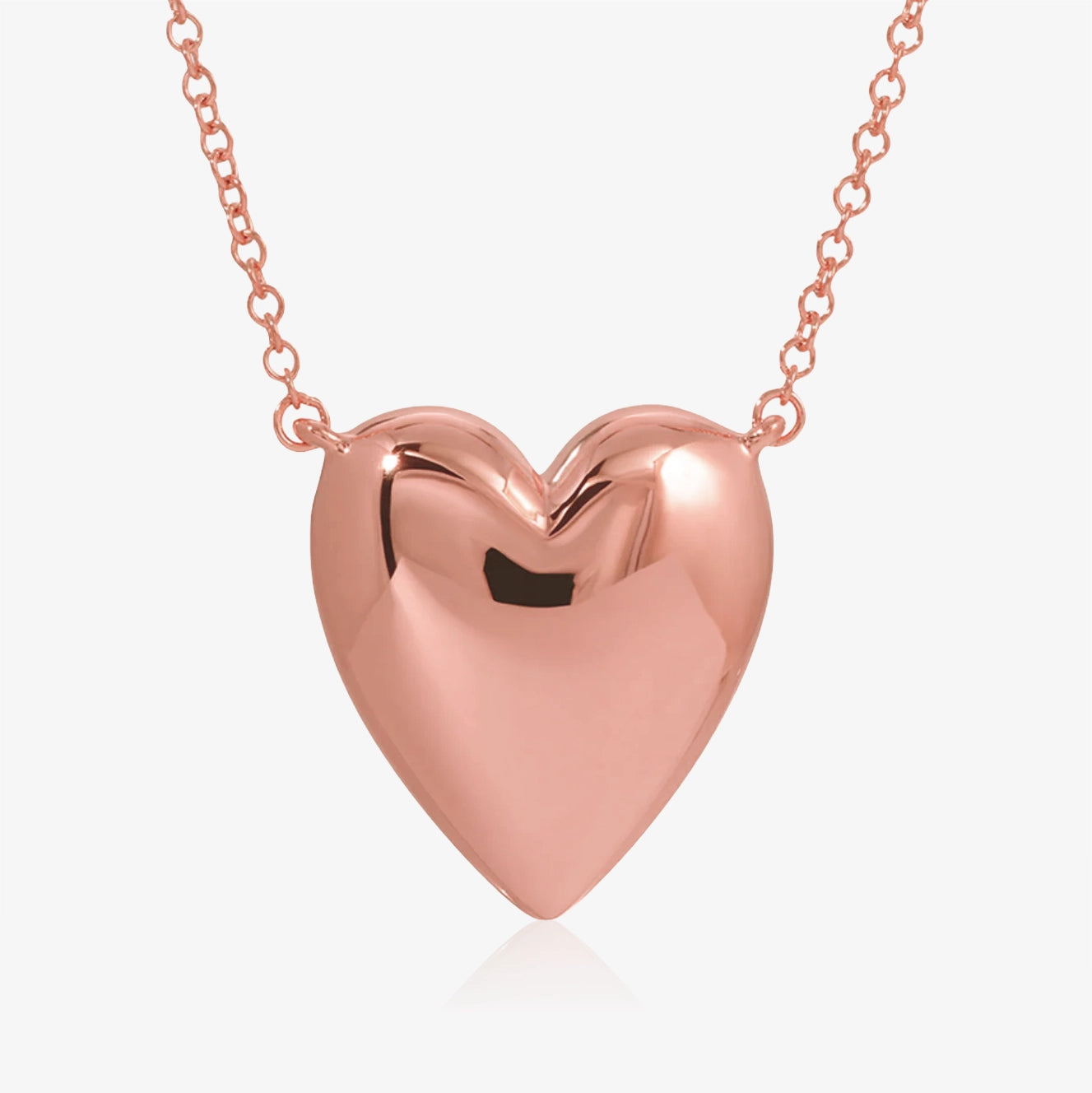 Bubble Gold Heart Necklace