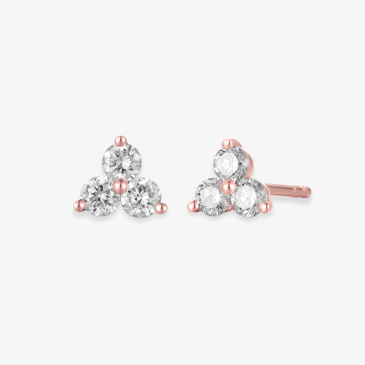 Three Diamond Stud Piercing