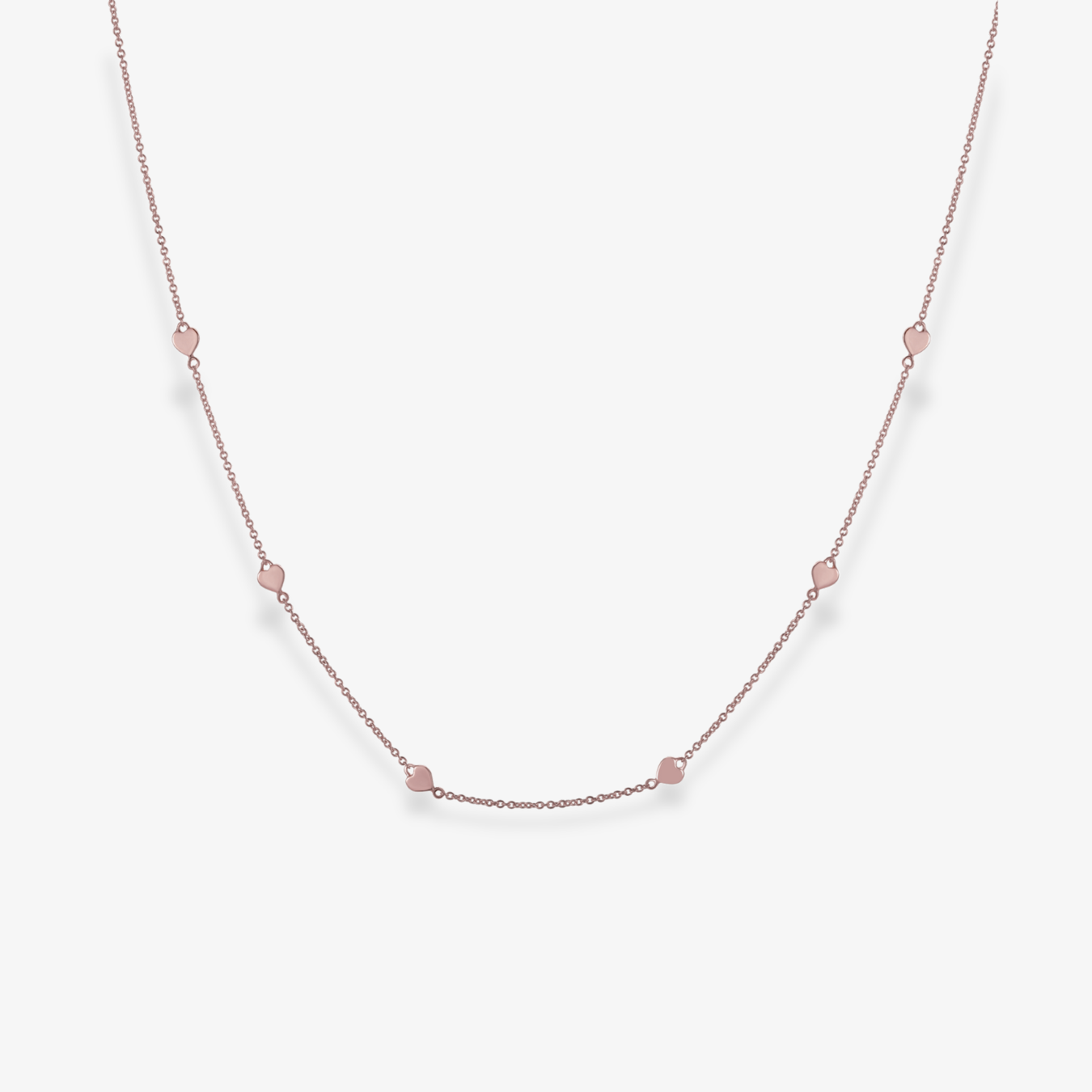Gold Necklace Heart