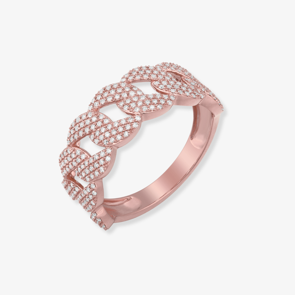 Diamond Cuban Link Ring