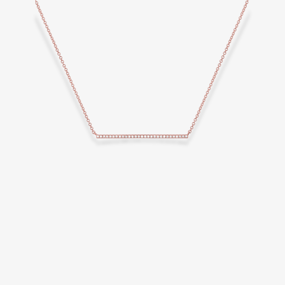 Diamond Bar Necklace