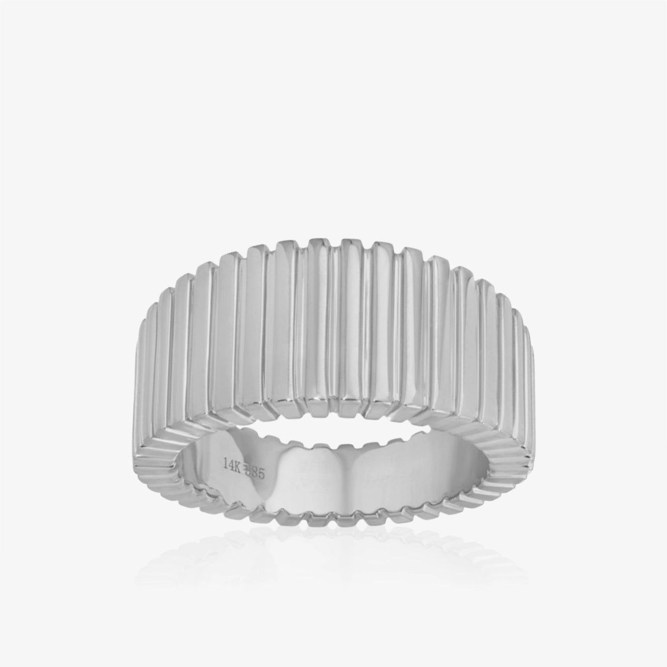 Anillo de oro rayado