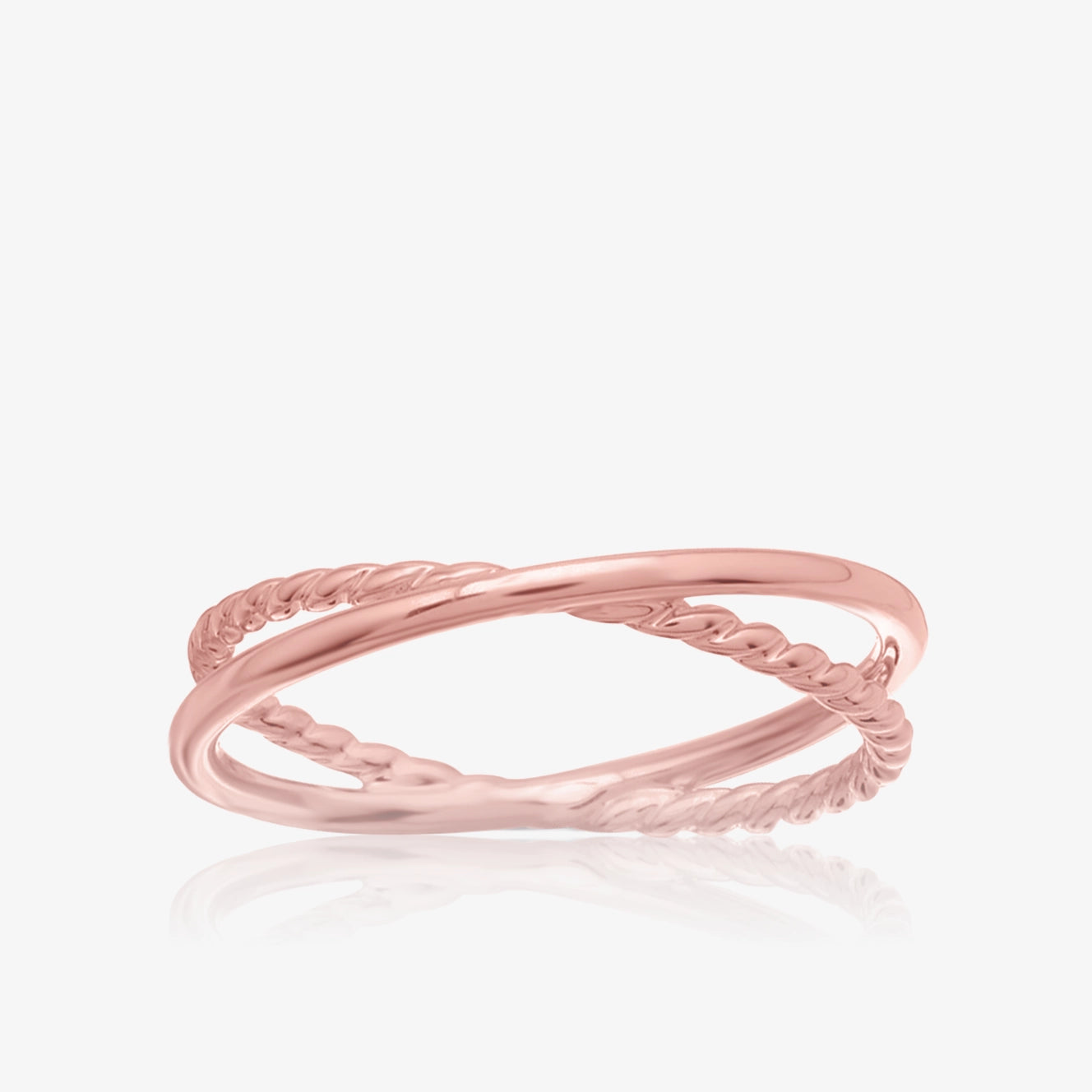 Gold Criss Cross Ring