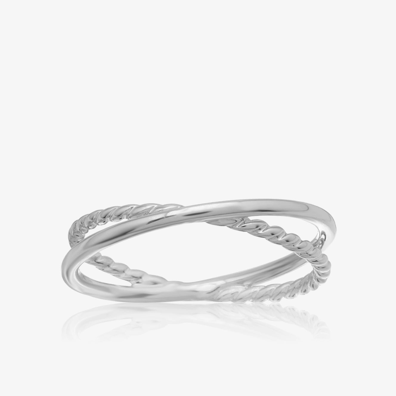 Gold Criss Cross Ring