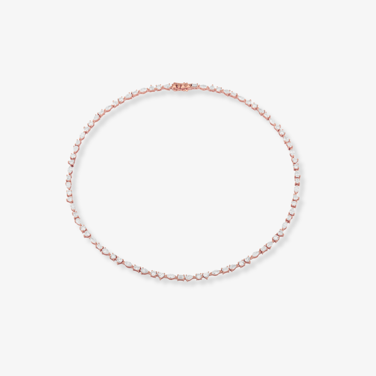 Multishape Tennis Necklace