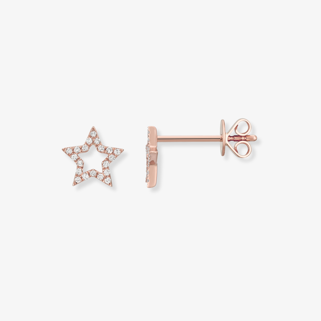 Diamond Open Star Piercing