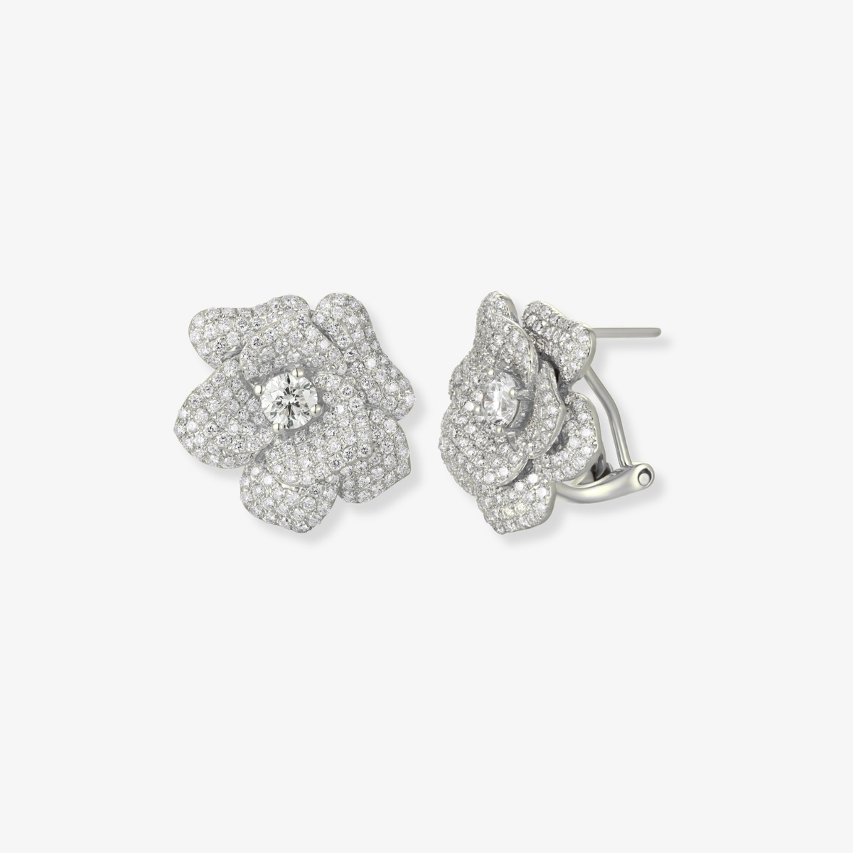 Diamond Pave Flower