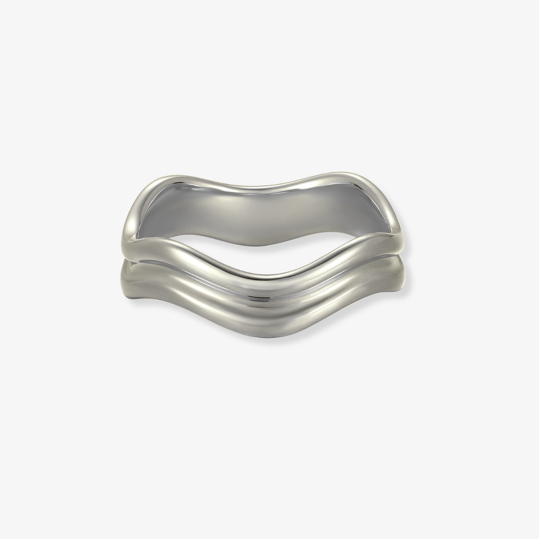 Gold Double Wavy Ring