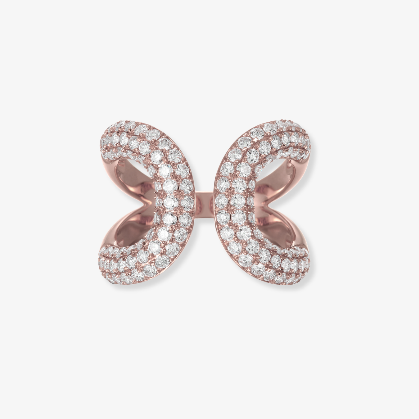 Open Cuff Diamond Ring