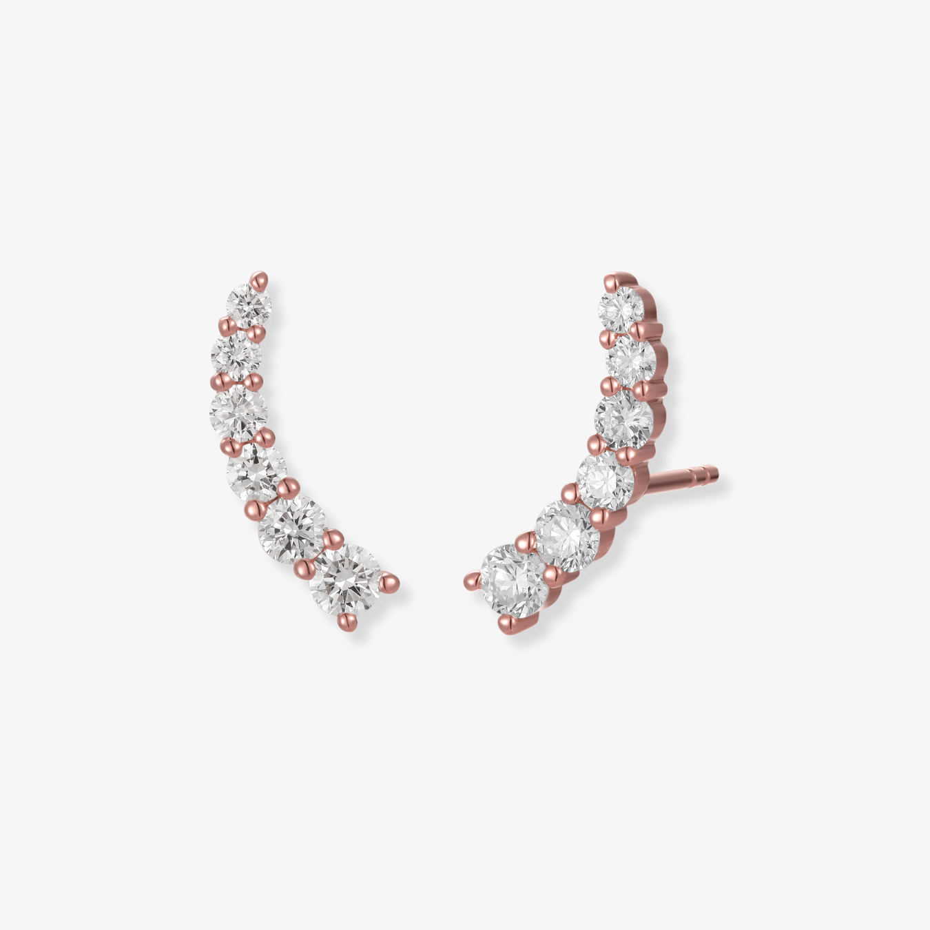 Graduated Six Diamond Climbers Piercing