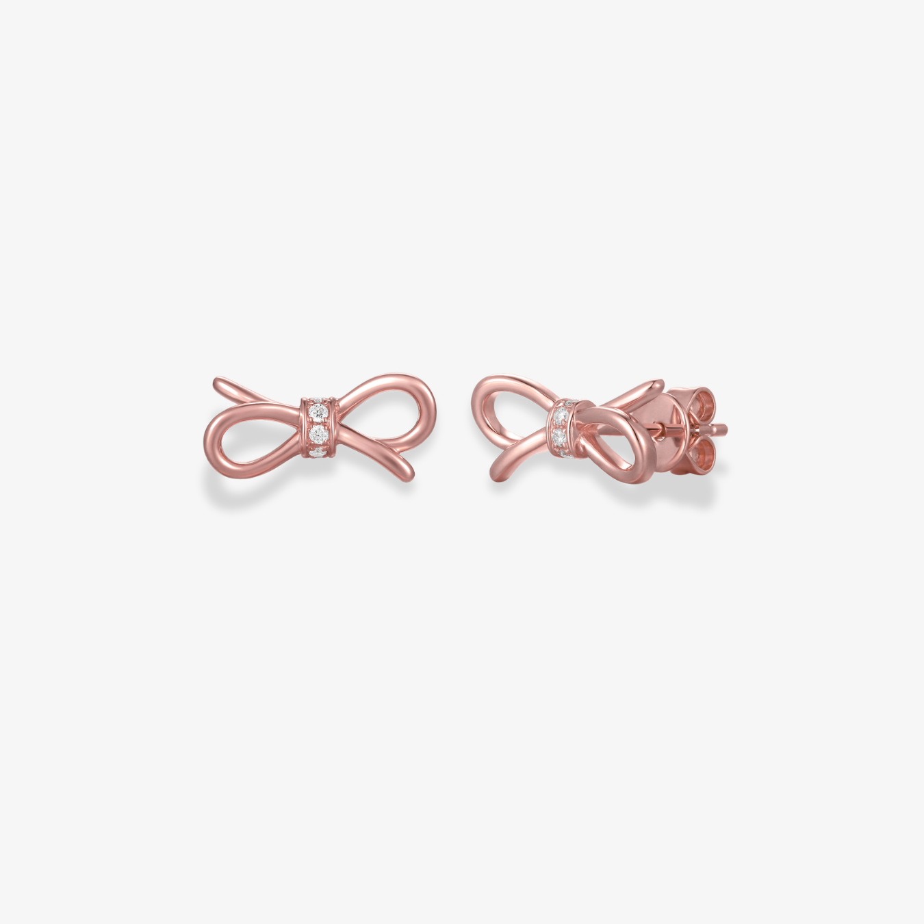 Gold and Diamond Bow Piercing