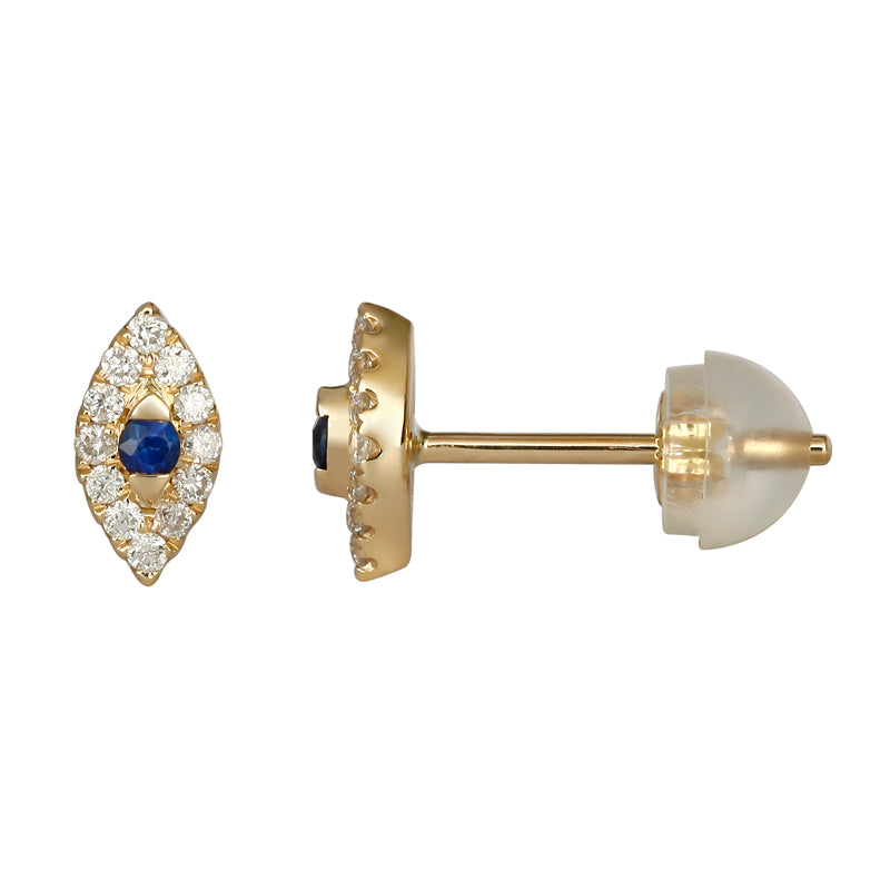 Evil Eye Sapphire Piercing