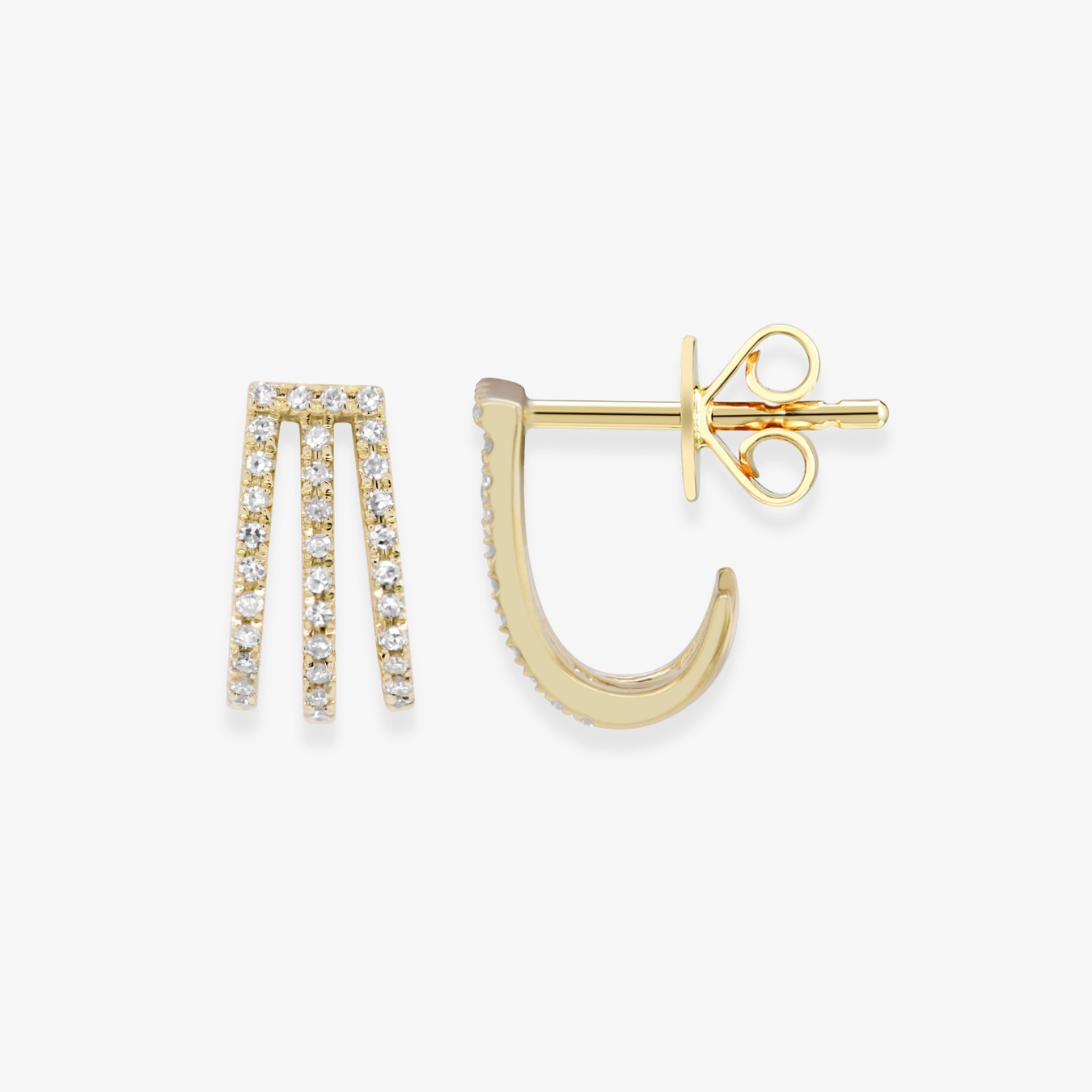 Three Claw Earrings