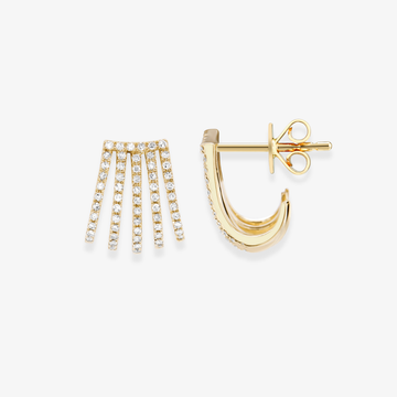 Pendientes de cinco garras