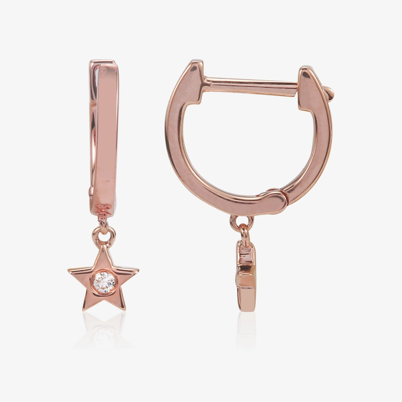 Piercing Hoop with Hanging Star