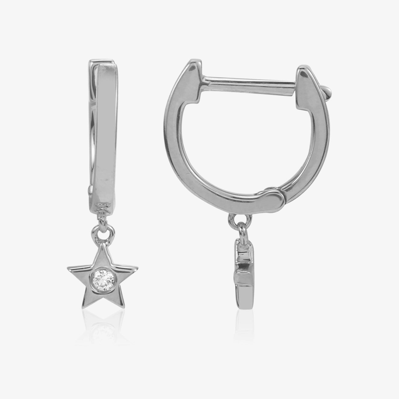 Piercing Hoop with Hanging Star