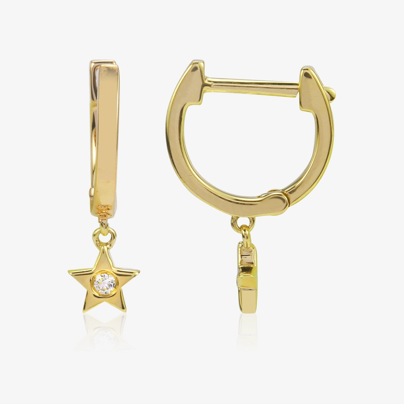 Piercing Hoop with Hanging Star