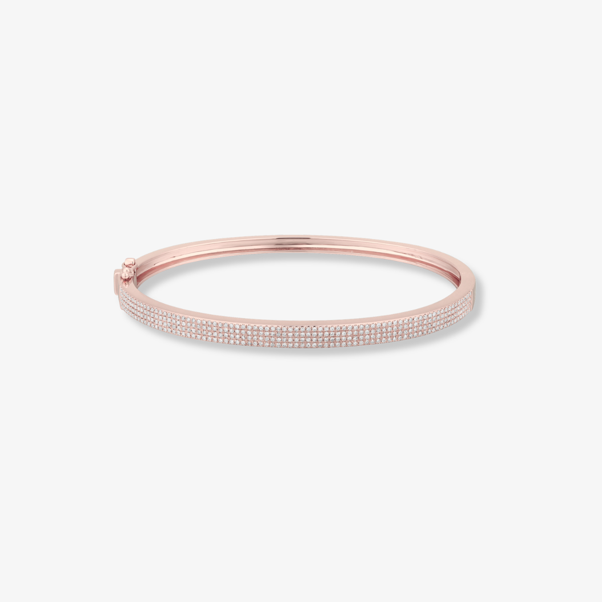 Four Row Diamond Bangle