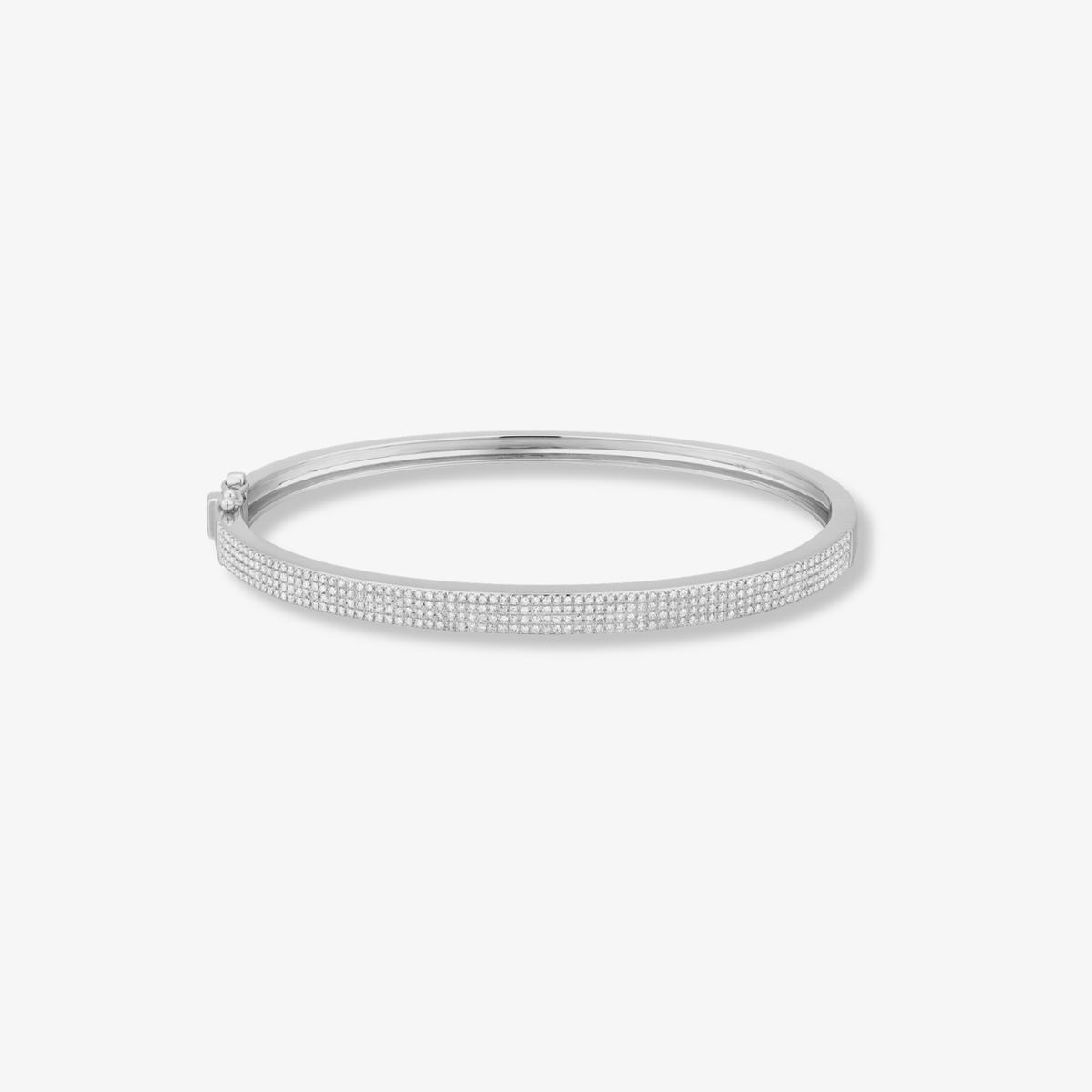 Four Row Diamond Bangle