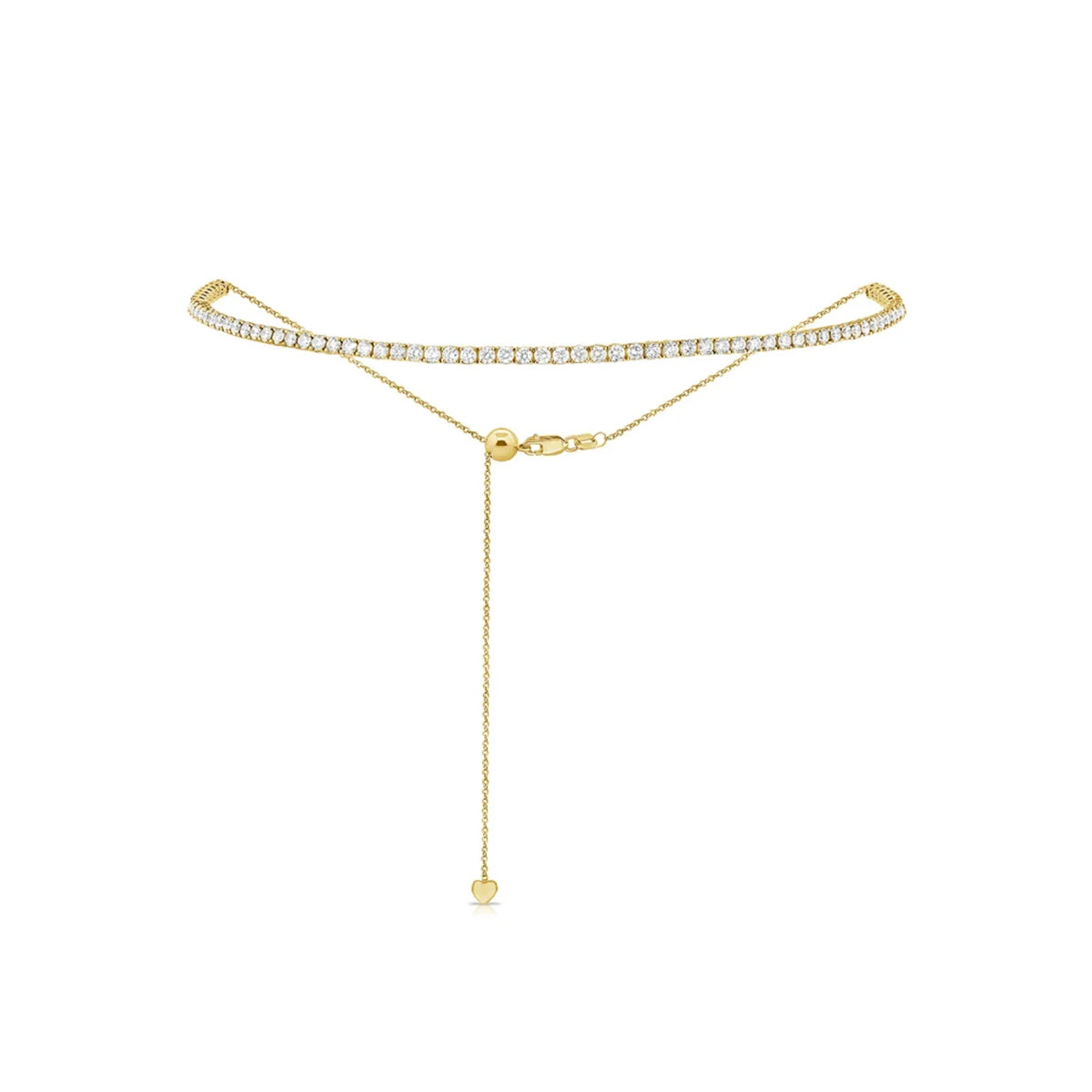 Adjustable Bolo Tennis Necklace