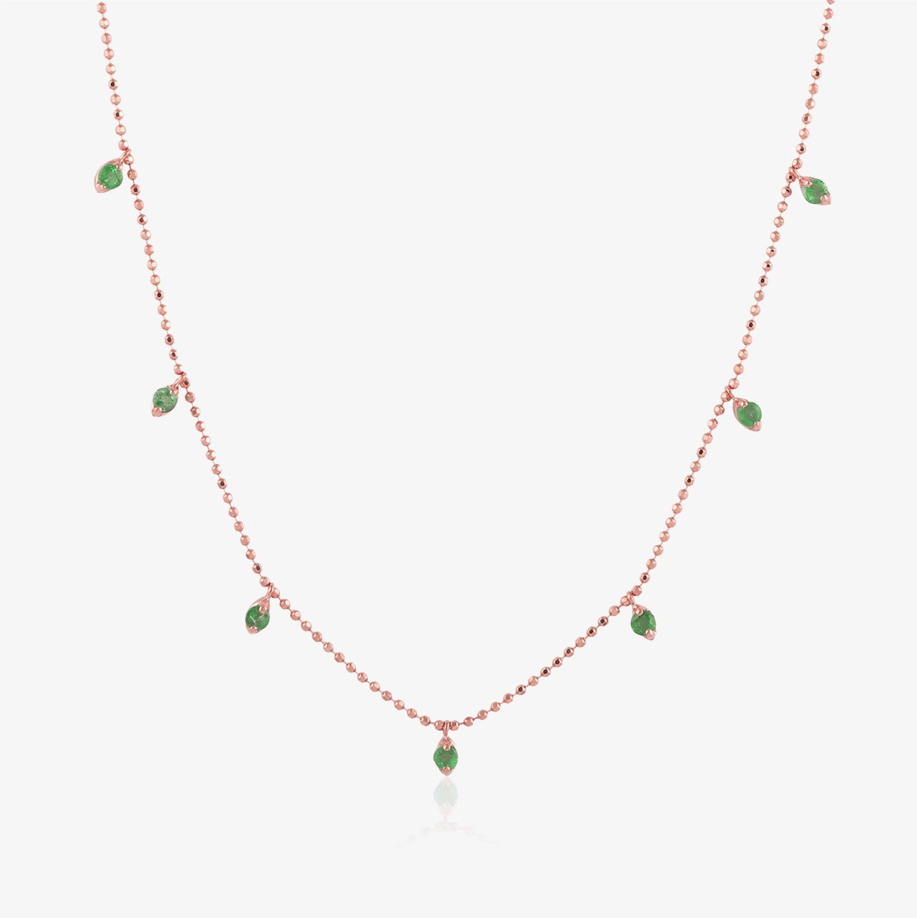 Collar colgante de piedras preciosas