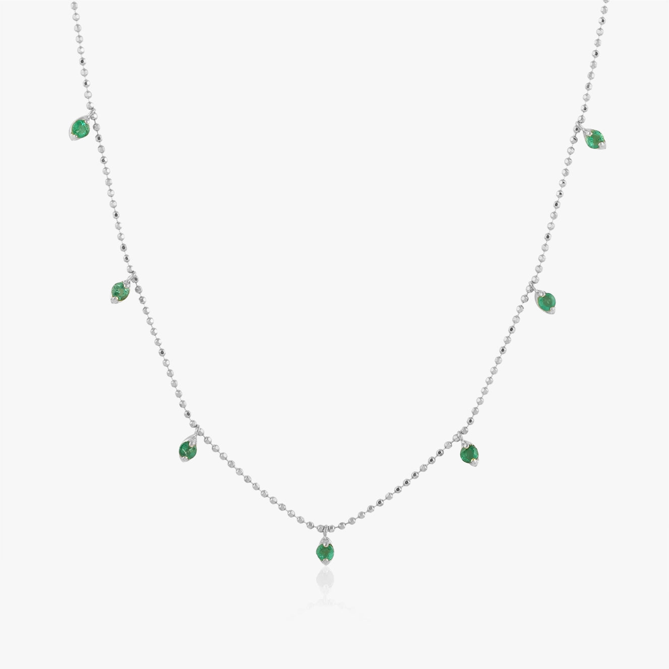 Collar colgante de piedras preciosas