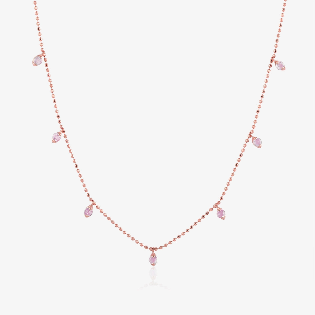 Collar colgante de piedras preciosas