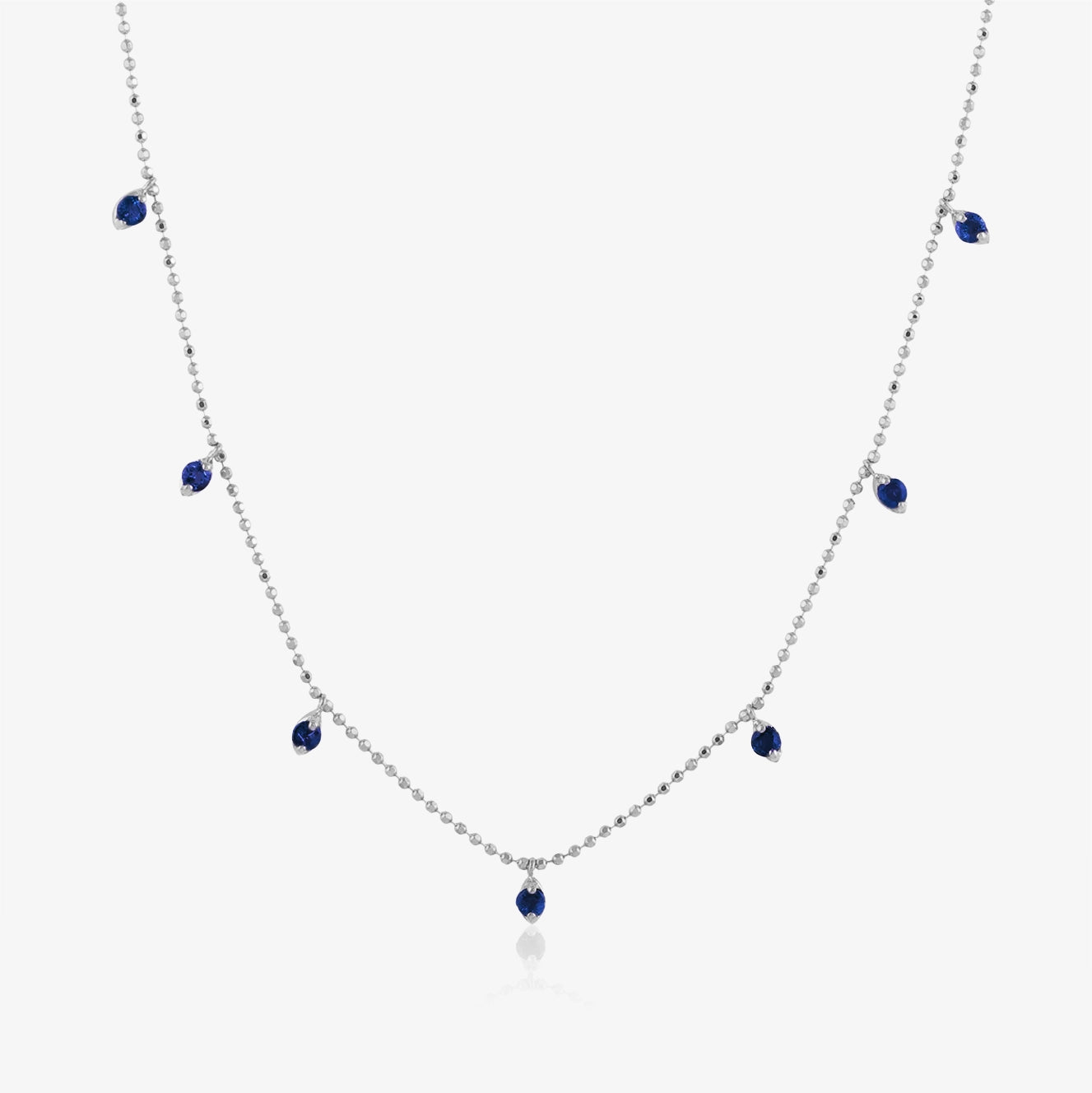 Collar colgante de piedras preciosas