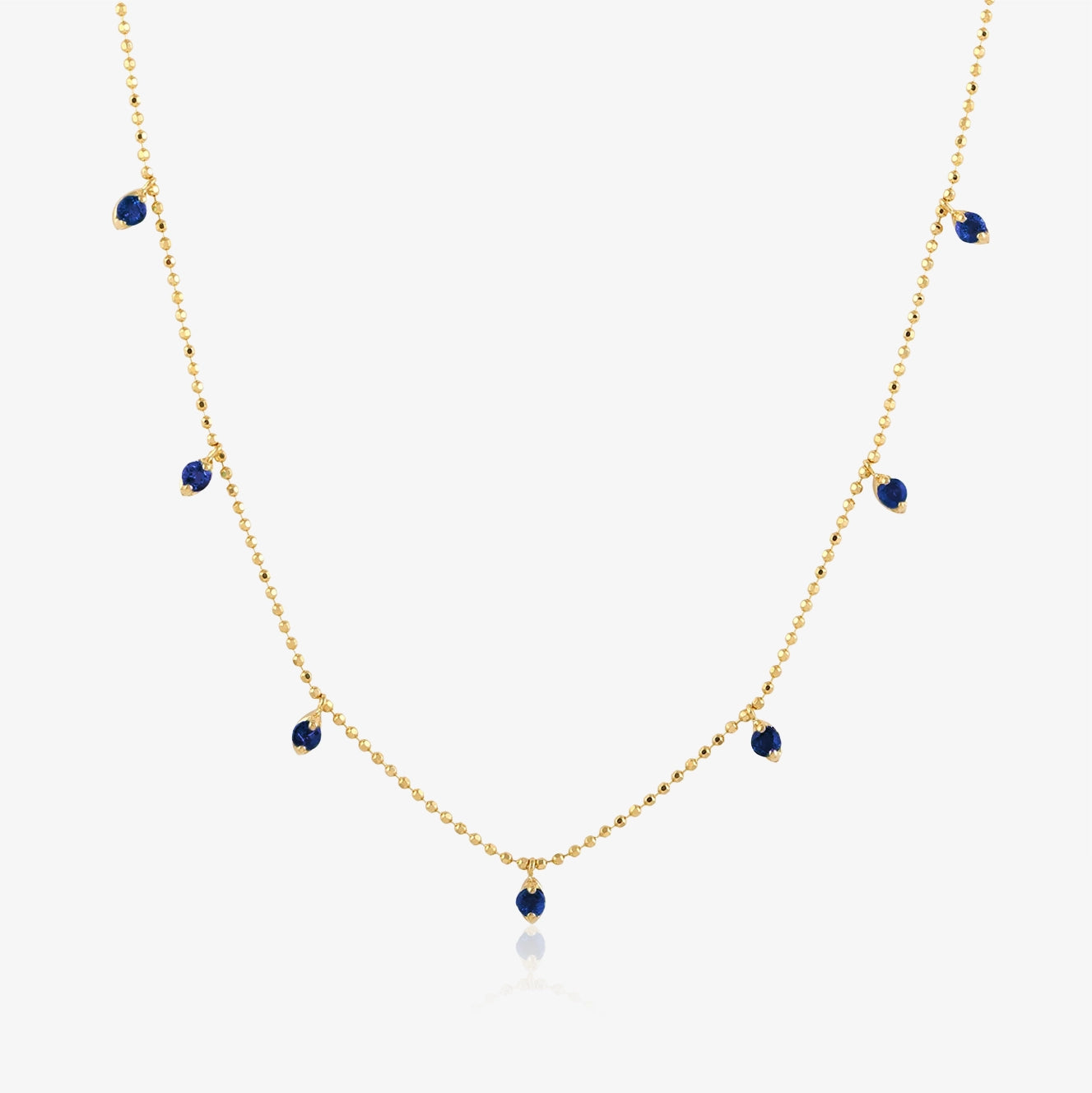 Collar colgante de piedras preciosas