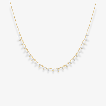 Two Stone Diamond Necklace