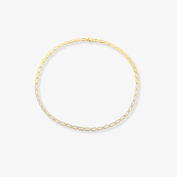 Oval Link Diamond Necklace