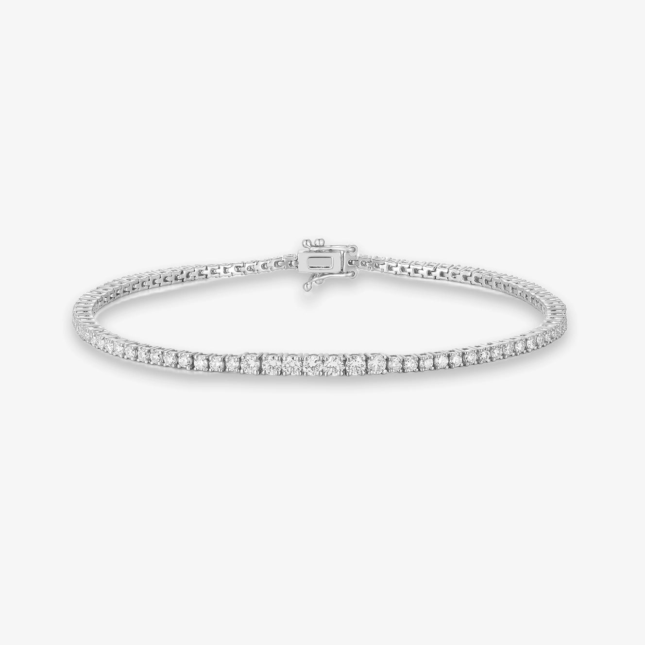 Lab Diamond and Bar Gemstone Tennis