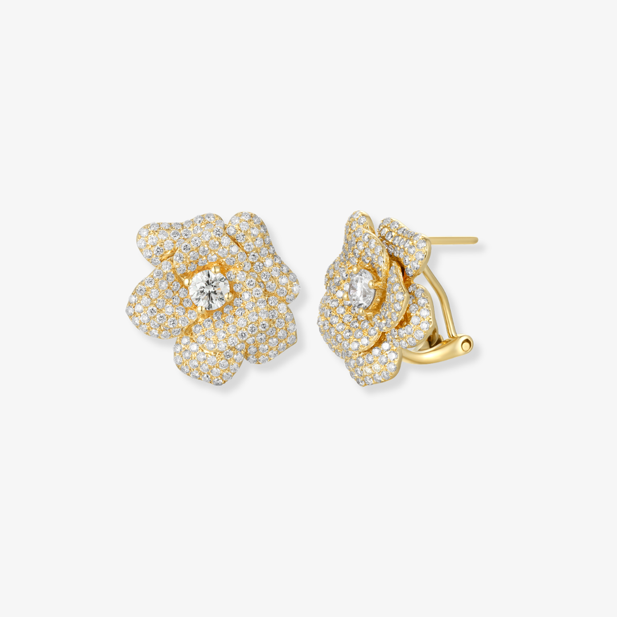 Diamond Pave Flower