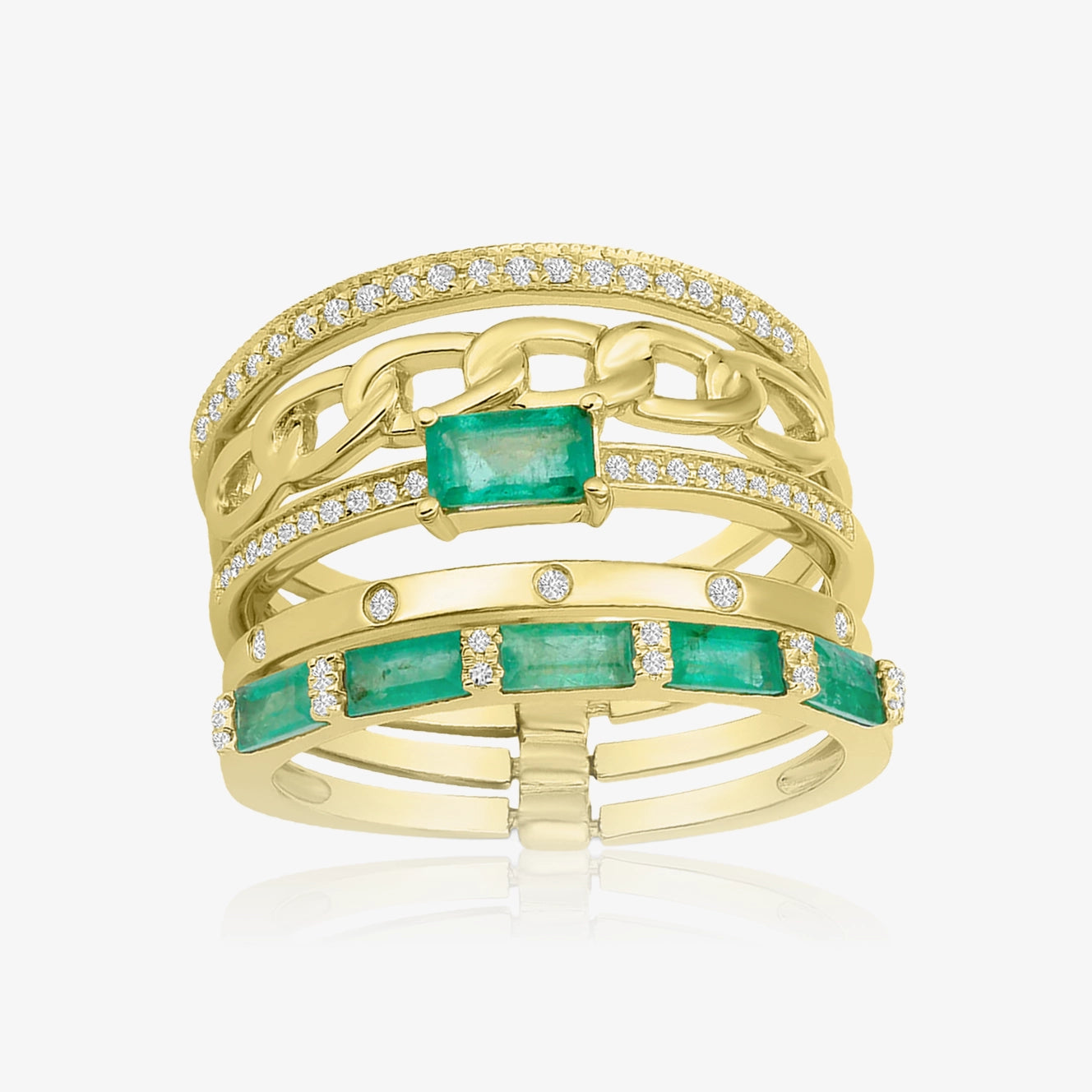 Multi Ring Combo with Gemstones