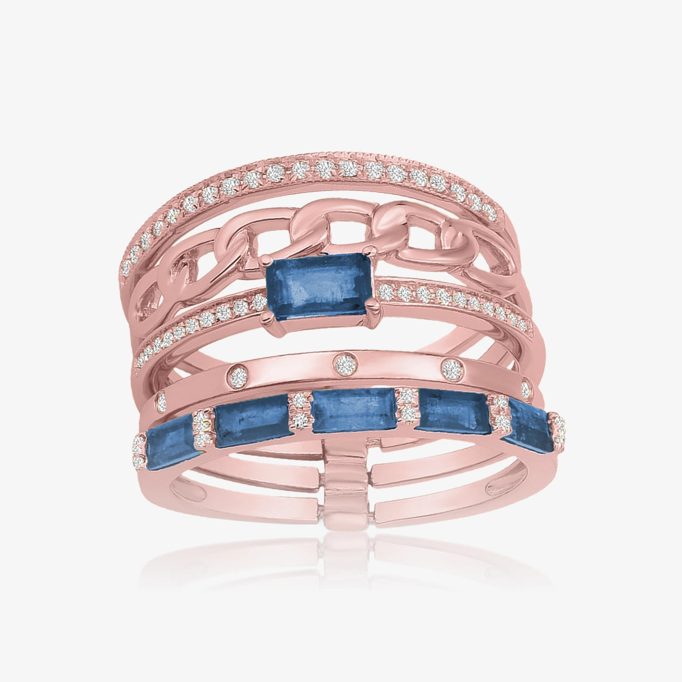 Multi Ring Combo with Gemstones