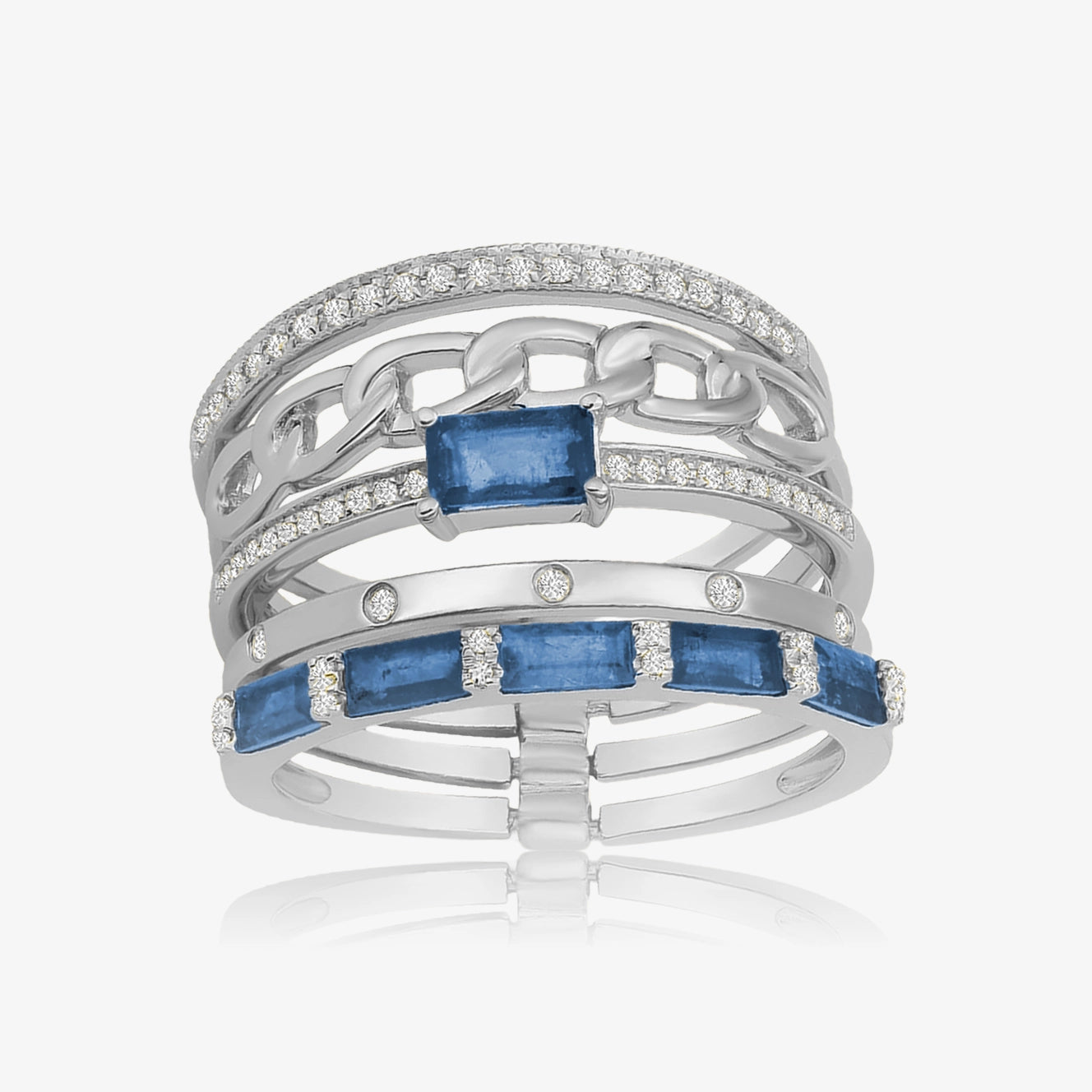 Multi Ring Combo with Gemstones