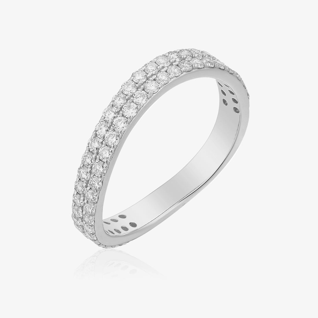 Diamond Wavy Ring