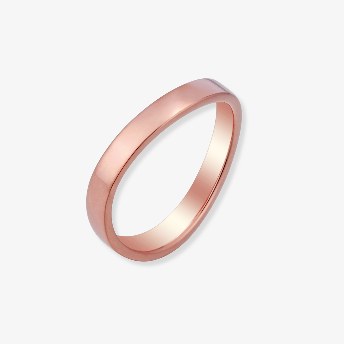 Anillo ondulado de oro macizo