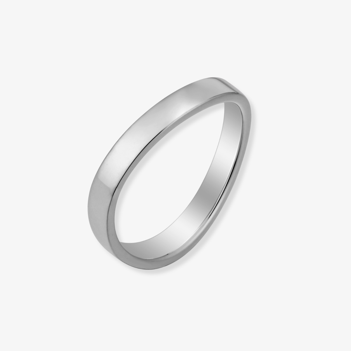 Anillo ondulado de oro macizo
