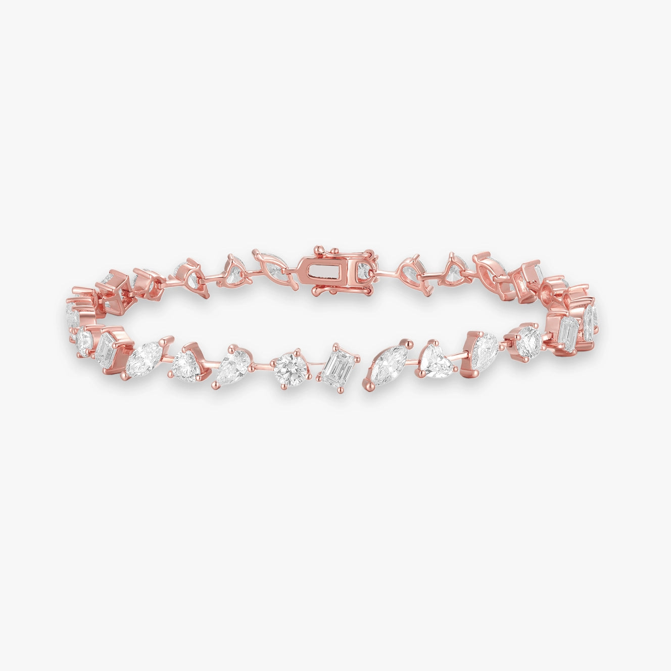 Lab Multishape Tennis Bracelet
